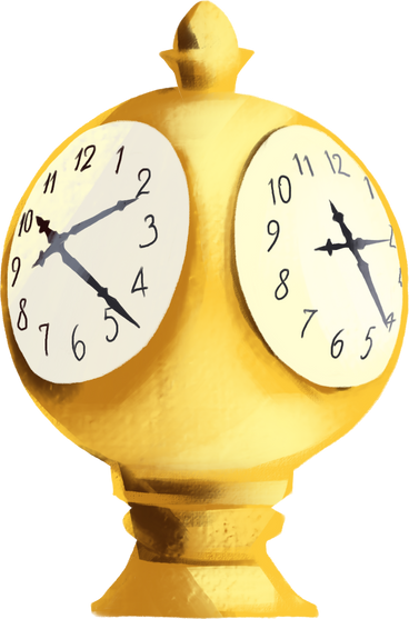Street clock PNG, SVG