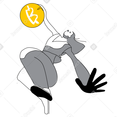 Crypto Illustration in PNG, SVG