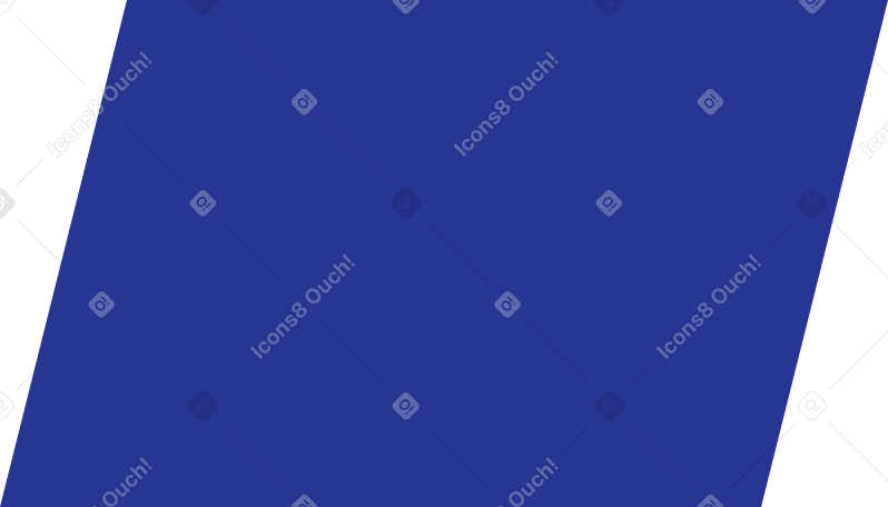 parallelogram dark blue Illustration in PNG, SVG