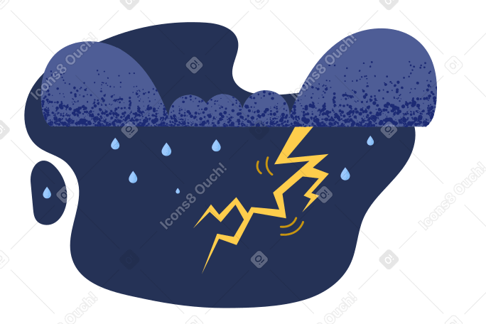 Thunderstorm PNG, SVG