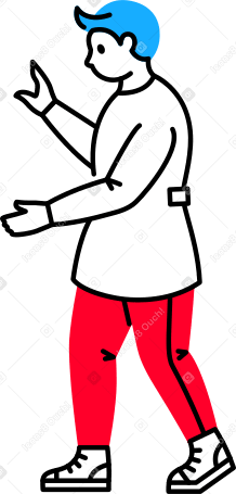 man in medical gown Illustration in PNG, SVG