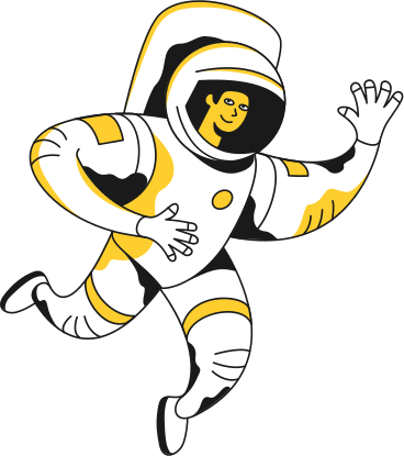 astronaut animierte Grafik in GIF, Lottie (JSON), AE