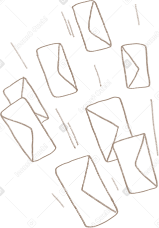 bunch of flying letters PNG, SVG