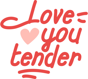 love you tender PNG, SVG