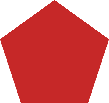 五边形红色 PNG, SVG