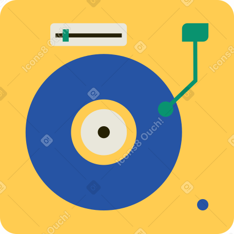 vinyl record player PNG、SVG