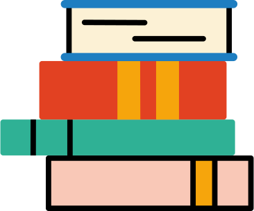 Stack of books PNG, SVG