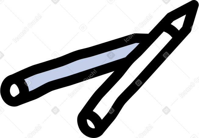 карандаши в PNG, SVG