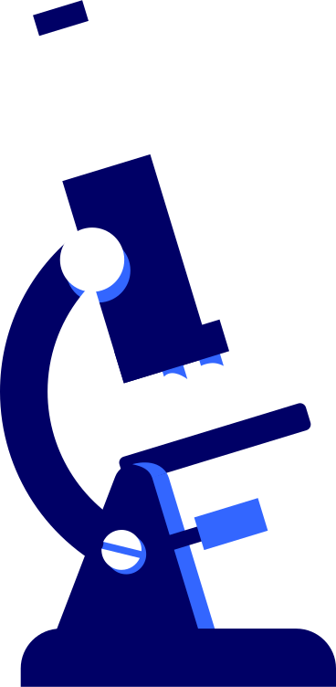 dark blue microscope PNG, SVG