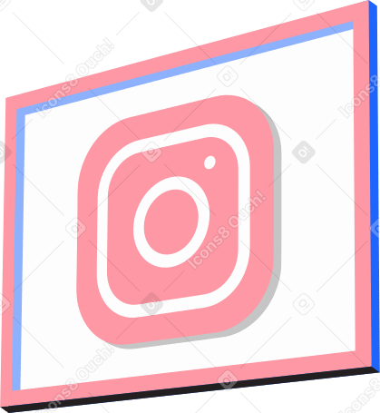 basketball shield with instagram logo PNG, SVG