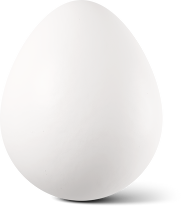 white egg PNG, SVG
