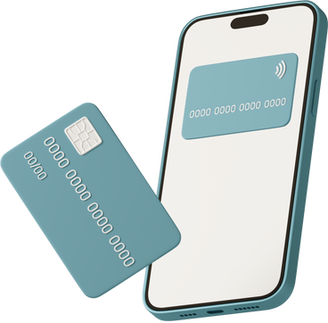 phone and credit card PNG, SVG