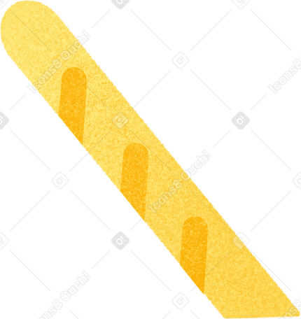 yellow french loaf в PNG, SVG