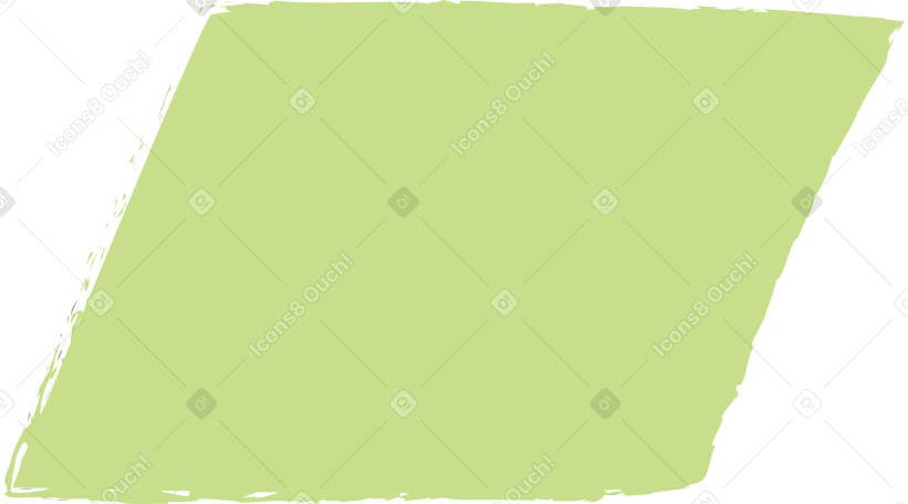 light green parallelogram Illustration in PNG, SVG