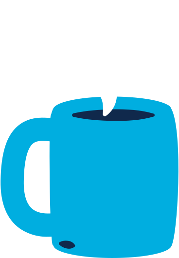 Анимированная иллюстрация чашка кофе в GIF, Lottie (JSON), AE