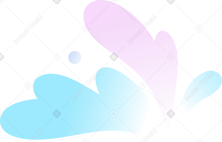 разноцветные пастельные облака в PNG, SVG