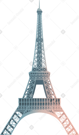 eiffel tower Illustration in PNG, SVG