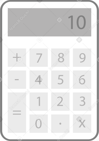калькулятор в PNG, SVG
