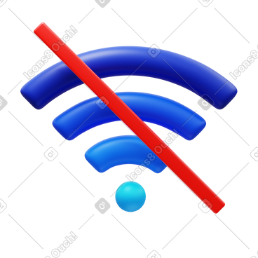 Wi-fi off PNG, SVG