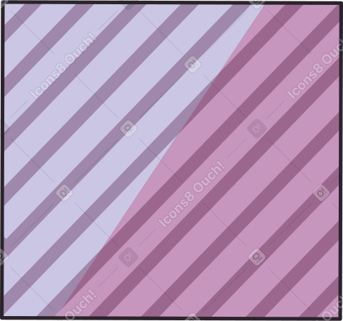 gray present box with diagonal sptripes Illustration in PNG, SVG