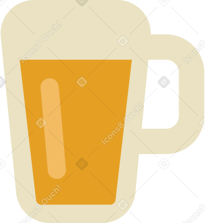 beer mug Illustration in PNG, SVG