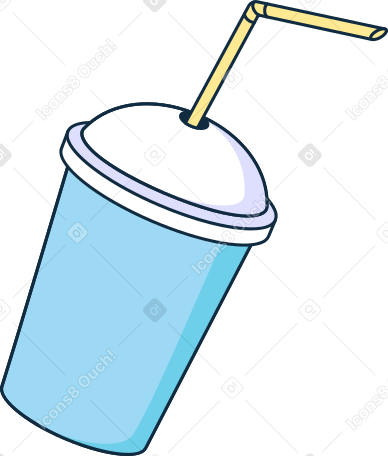 Чашка молочного коктейля в PNG, SVG