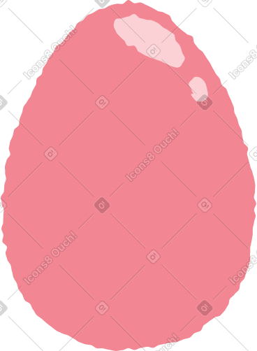 Pink egg PNG, SVG