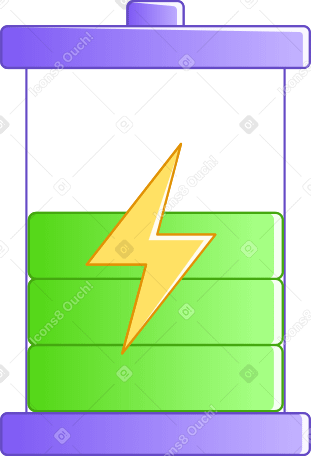 Batterie grüne tech PNG, SVG