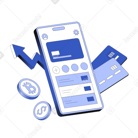 Mobile app für digitale geldbörsen PNG, SVG