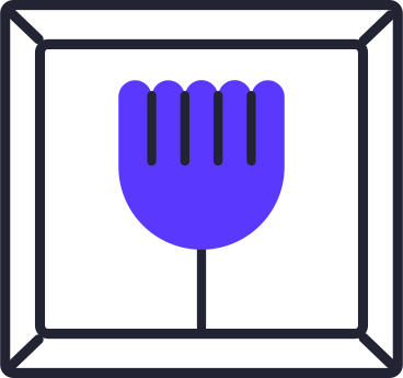 Image avec une fleur dans un cadre PNG, SVG