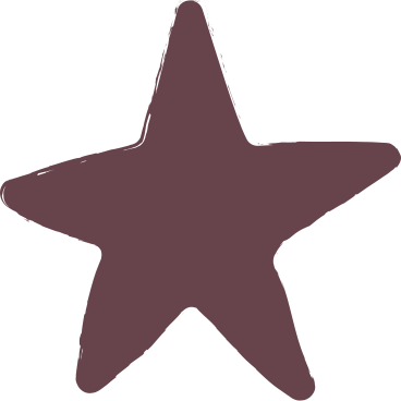 Brown star PNG, SVG