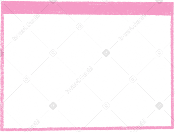 Розовое окно браузера в PNG, SVG