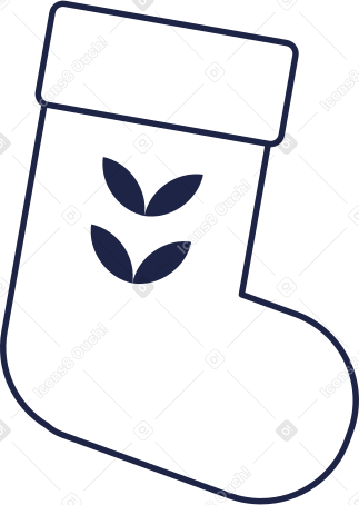 calcetín de navidad PNG, SVG