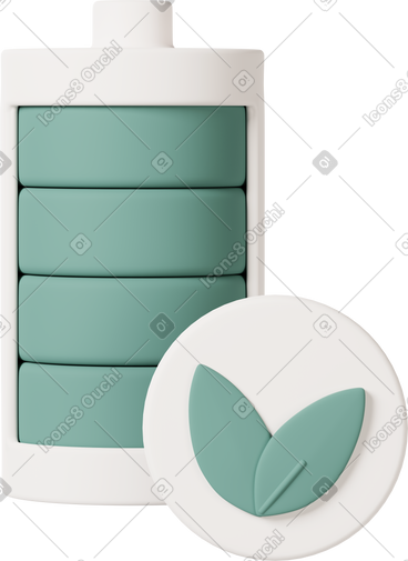 Eco battery PNG, SVG