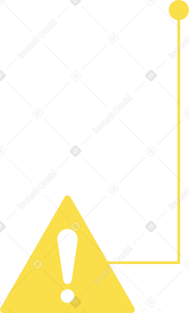 Ausrufezeichen im gelben dreieck PNG, SVG