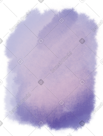 purple watercolor stain with texture PNG, SVG