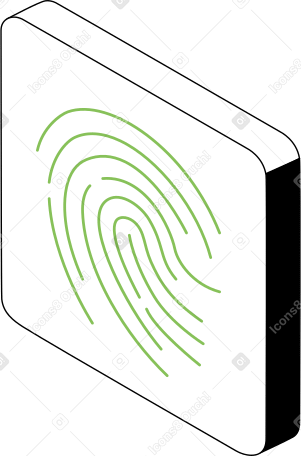 fingerprint button PNG, SVG