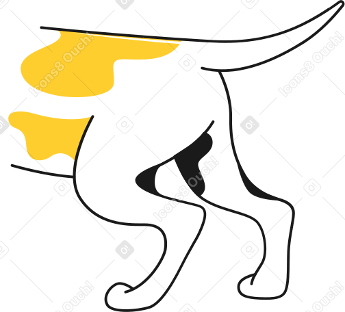 dog butt PNG, SVG