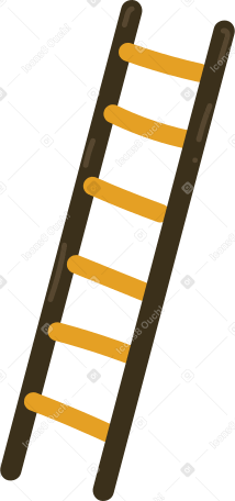 staircase Illustration in PNG, SVG
