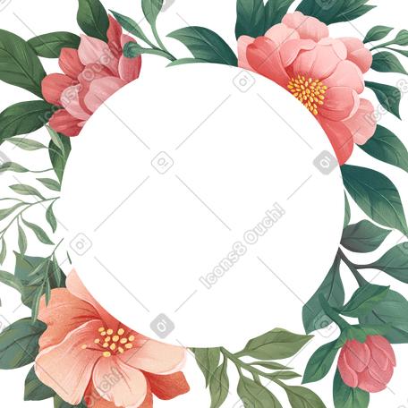 带有复制空间的装饰玫瑰果花 PNG, SVG