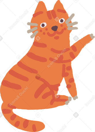 cat sitting Illustration in PNG, SVG