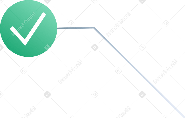 галочка в зеленом круге в PNG, SVG