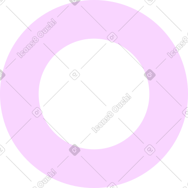 Pink ring PNG, SVG