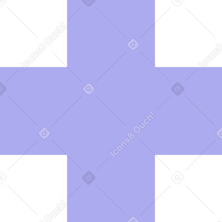purple cross PNG, SVG