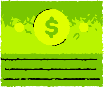 Пачка денег в PNG, SVG