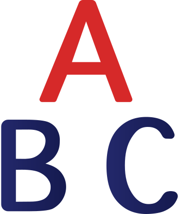 abc letters PNG, SVG