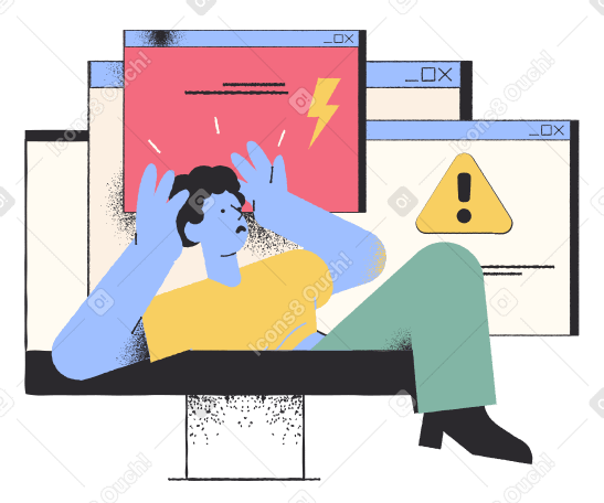 Prohibited content Illustration in PNG, SVG