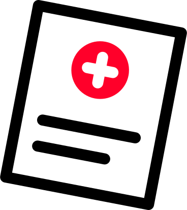 medical prescription on paper PNG, SVG