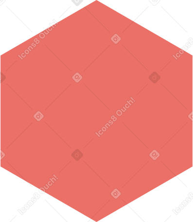 pink antique hexagon Illustration in PNG, SVG