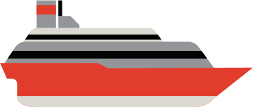 Круизный корабль в PNG, SVG